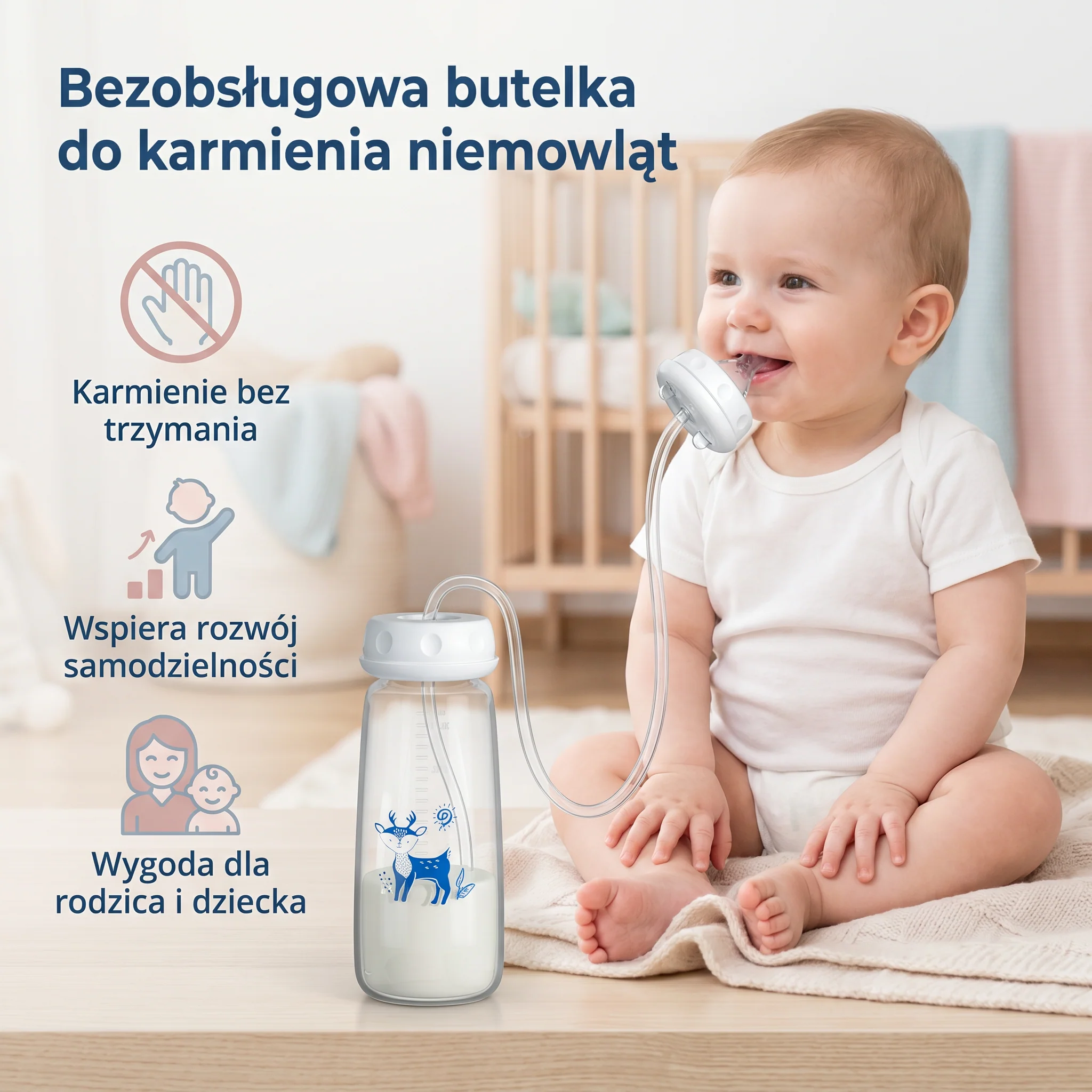 Bezobsługowa butelka do karmienia niemowląt - Image 3