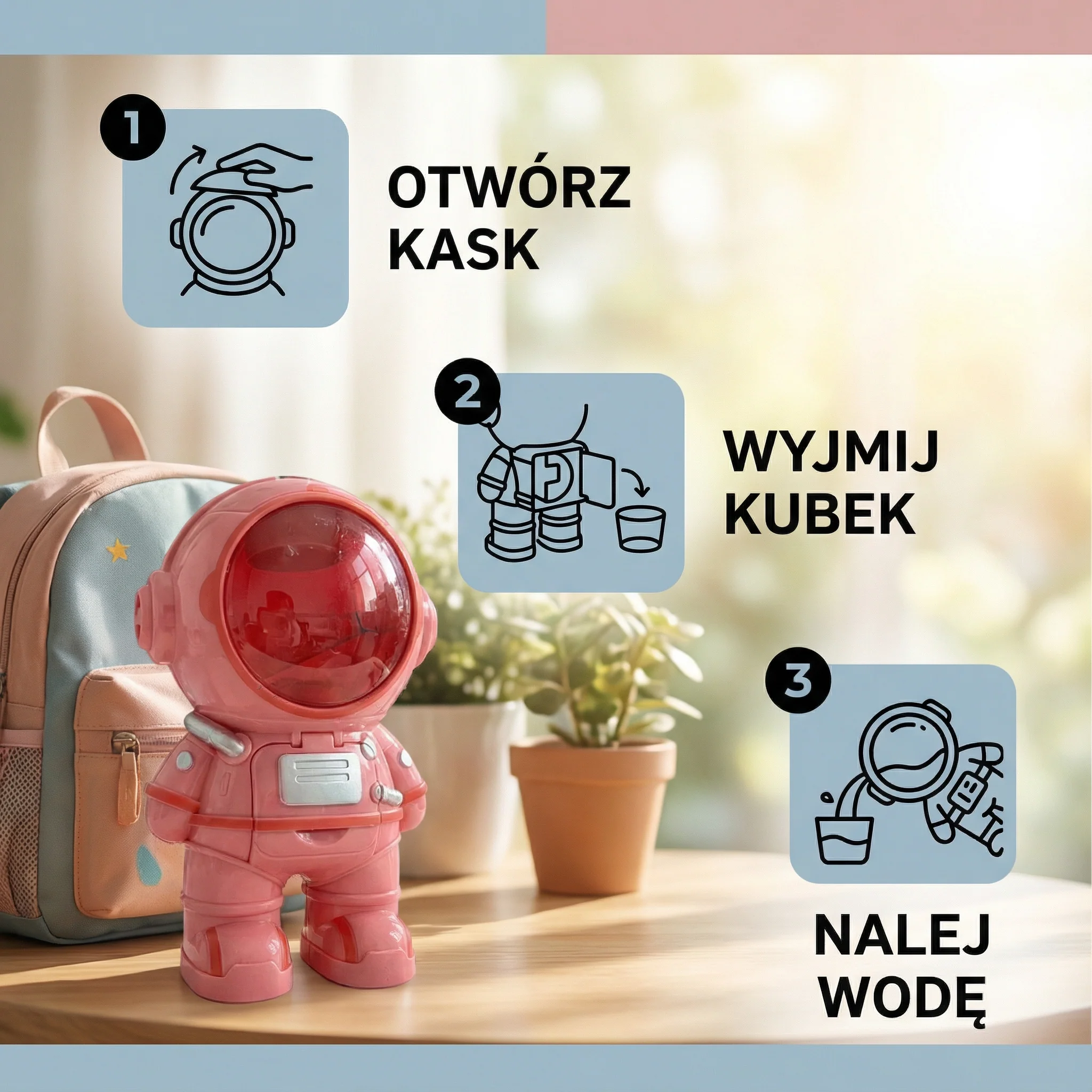 Butelka astronauta dla dzieci - Image 2
