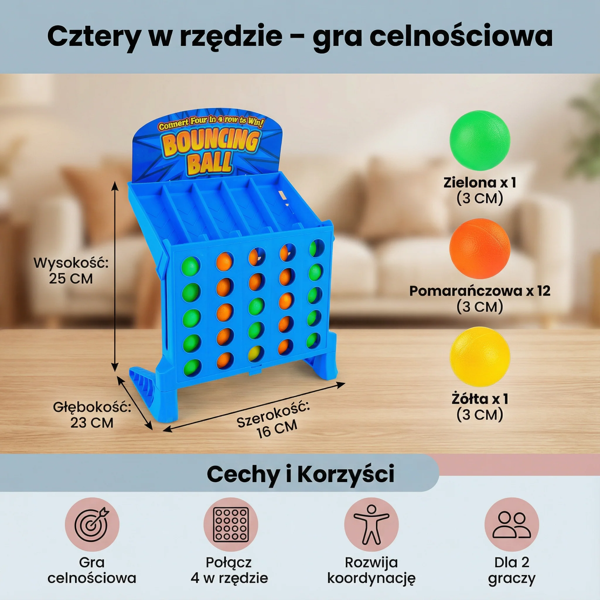 Cztery w rzędzie – gra celnościowa - Image 5