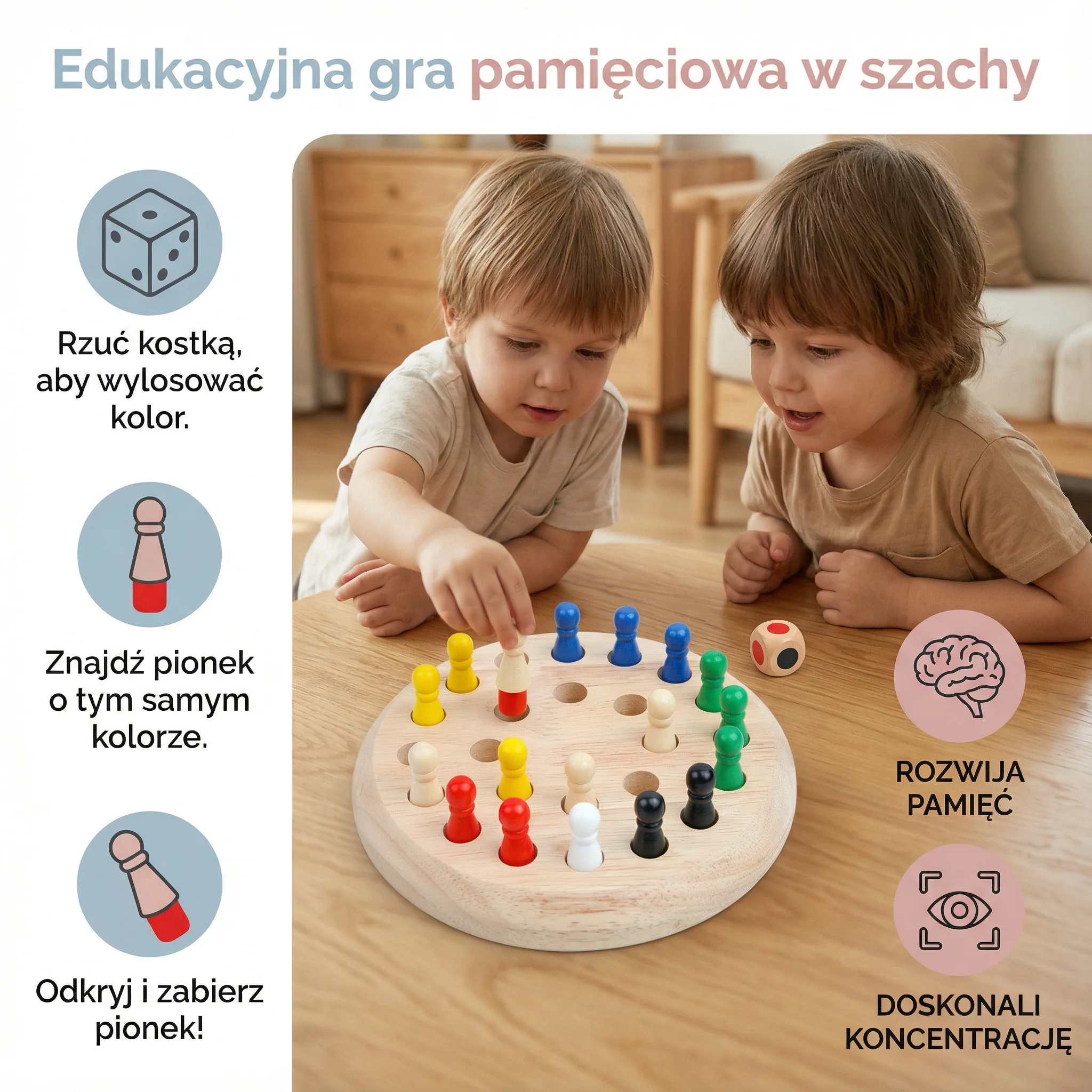 Edukacyjna gra pamięciowa w szachy - Image 2