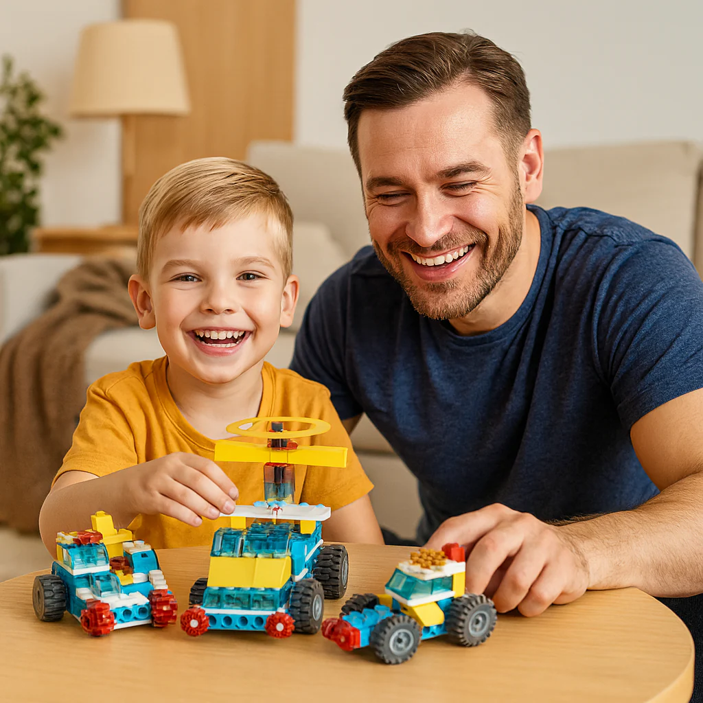 Edukacyjny zestaw klocków 3w1 nauka i technika - Image 9