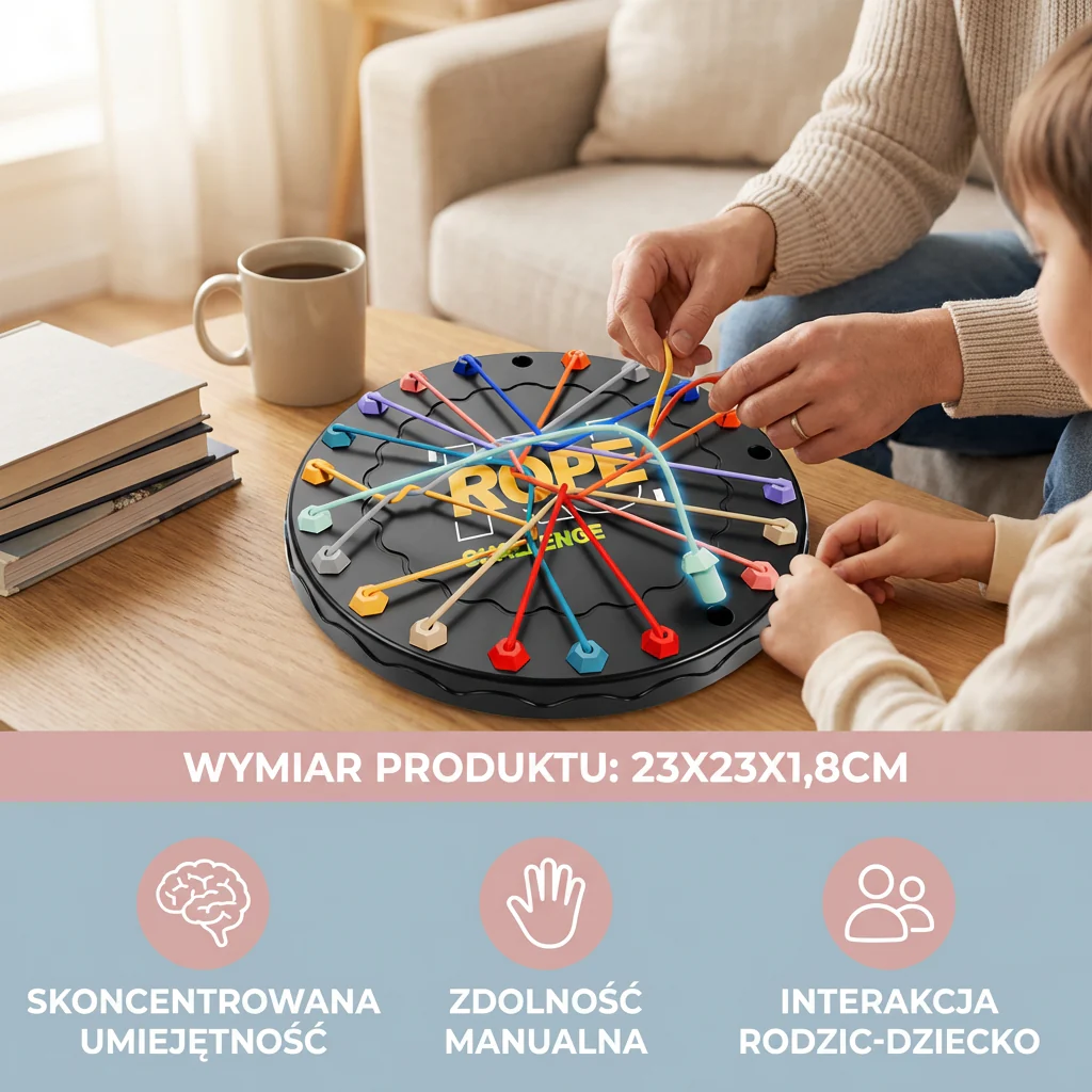 Gra logiczna z węzłami i liną – gra strategiczno-logiczna dla dzieci - Image 5