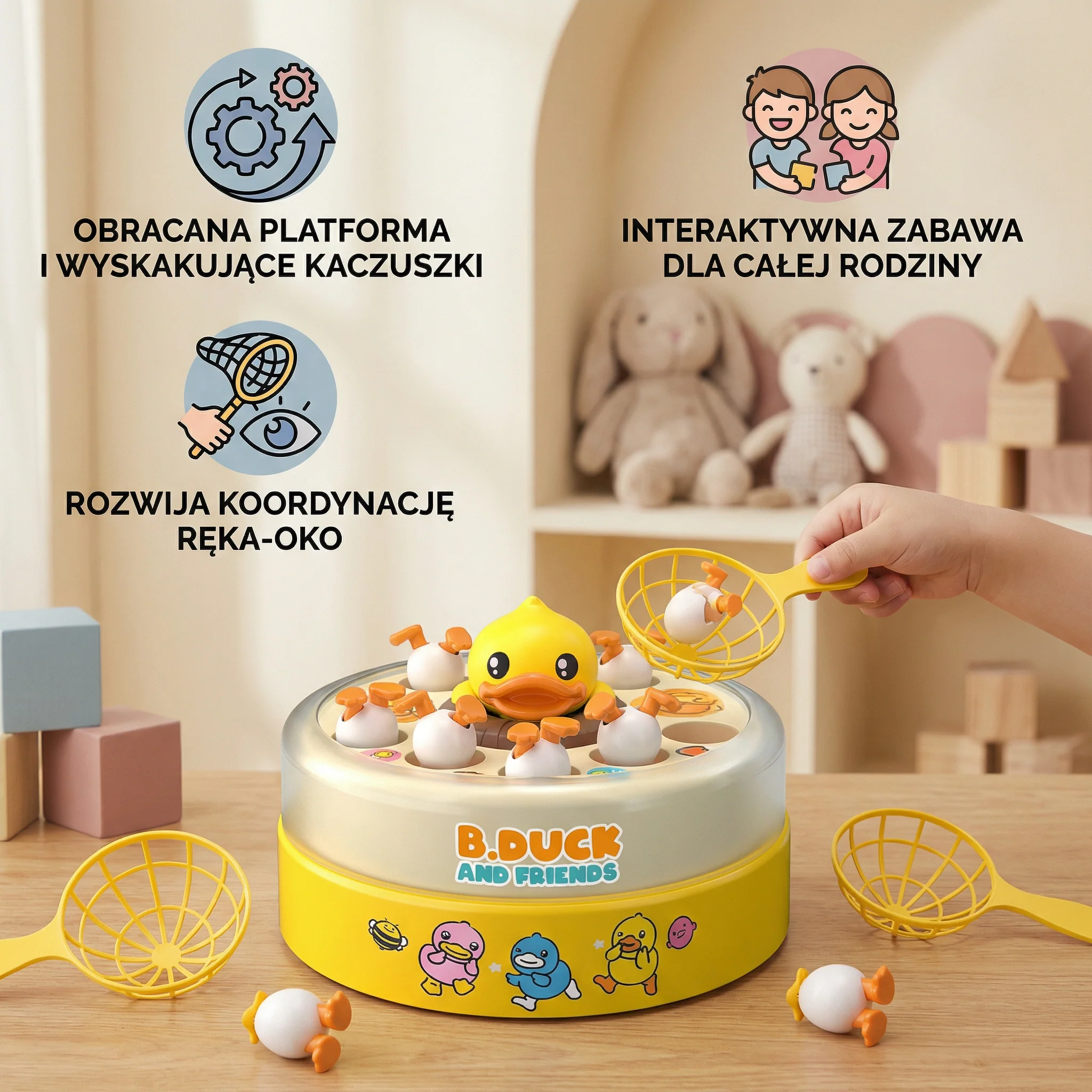 Gra w Łapanie Kaczki dla Dzieci – Interaktywna Gra Zręcznościowa - Image 3