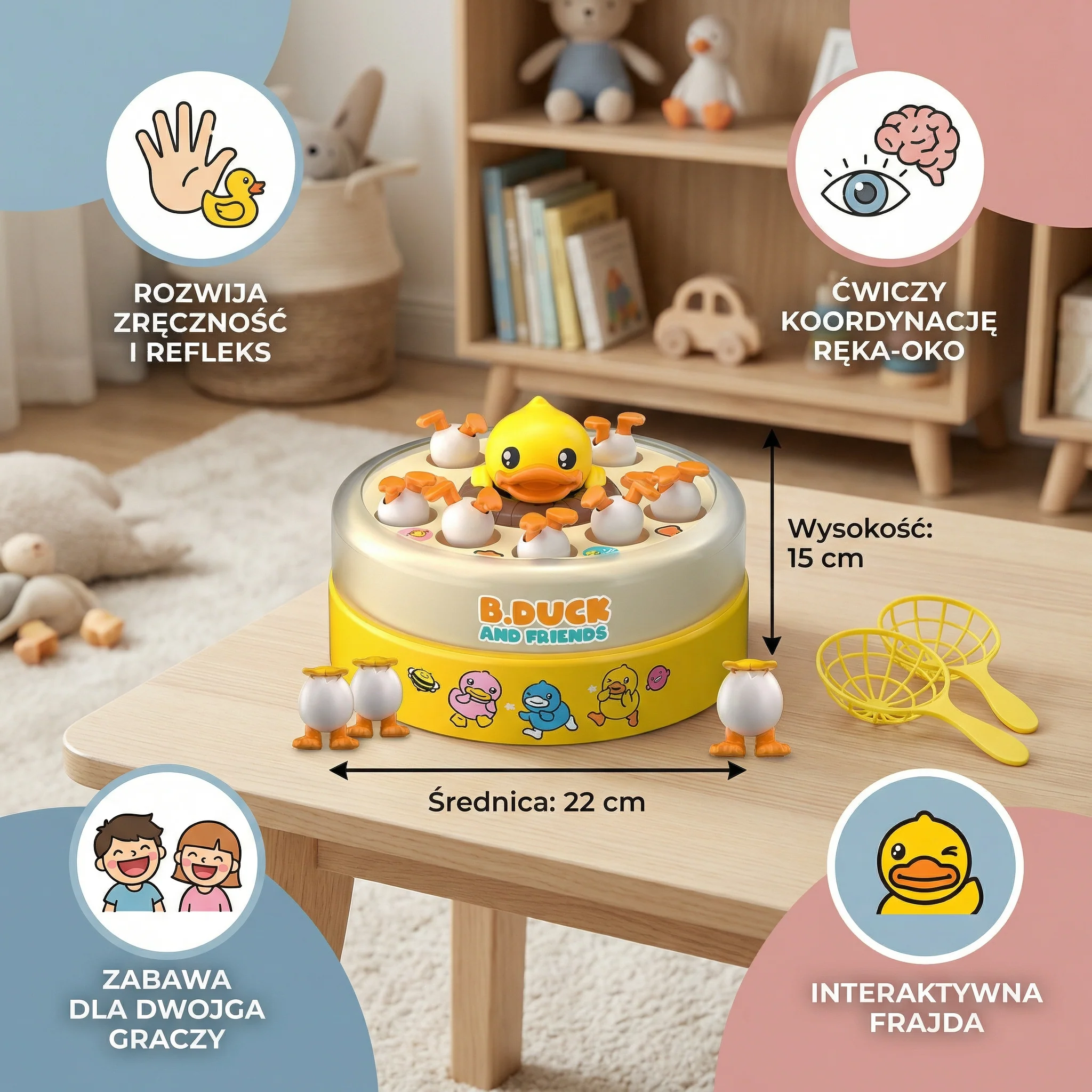 Gra w Łapanie Kaczki dla Dzieci – Interaktywna Gra Zręcznościowa - Image 6