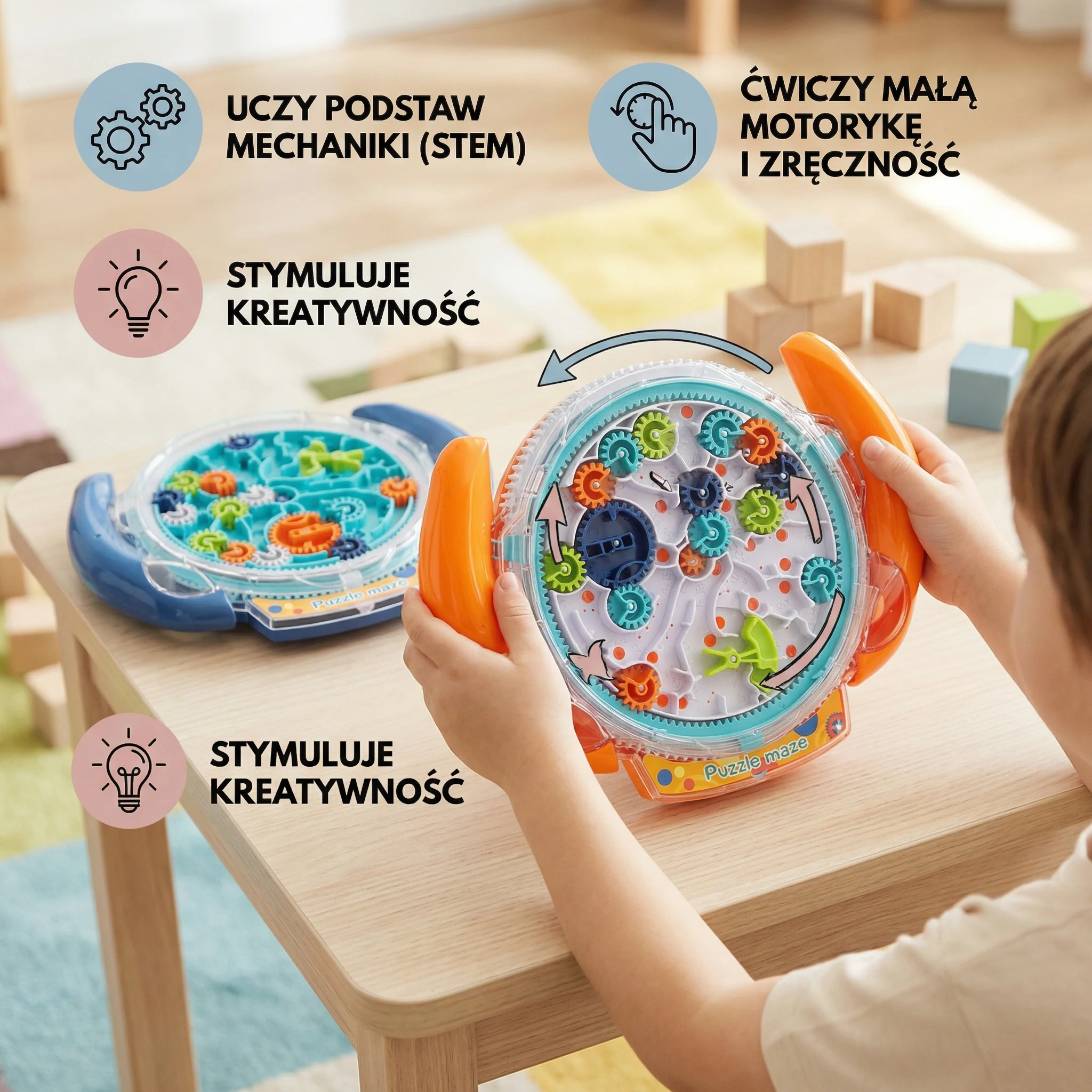 Koło labiryntowe 3D – Gra zręcznościowa i edukacyjna - Image 2