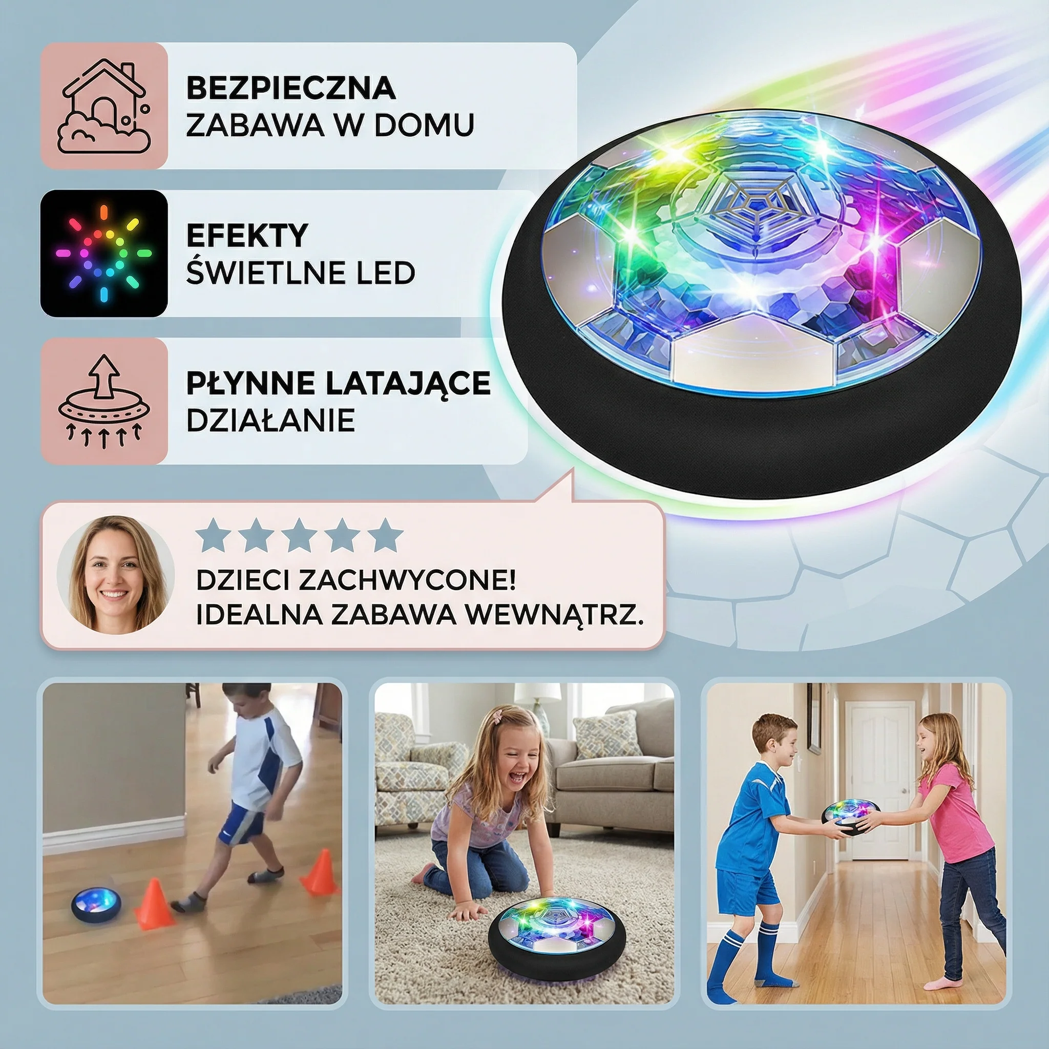 Latająca piłka na poduszce powietrznej - Image 3