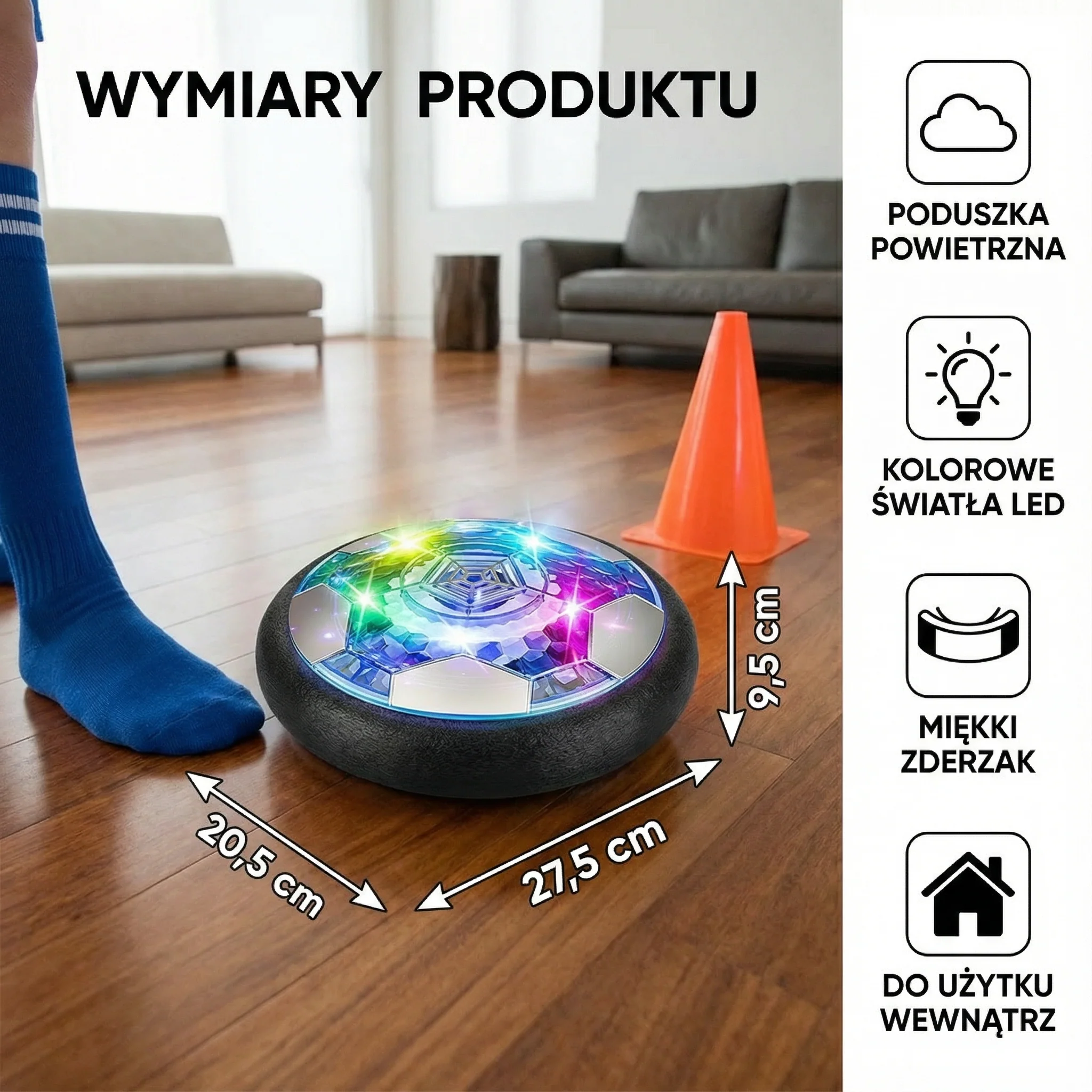 Latająca piłka na poduszce powietrznej - Image 5