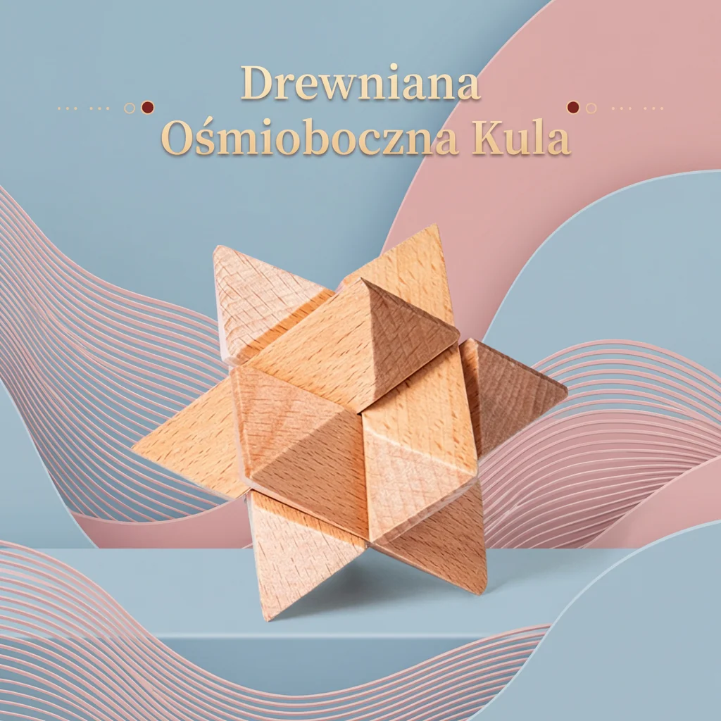 Montessori 3D drewniana gra edukacyjna – łamigłówka puzzle - Image 11