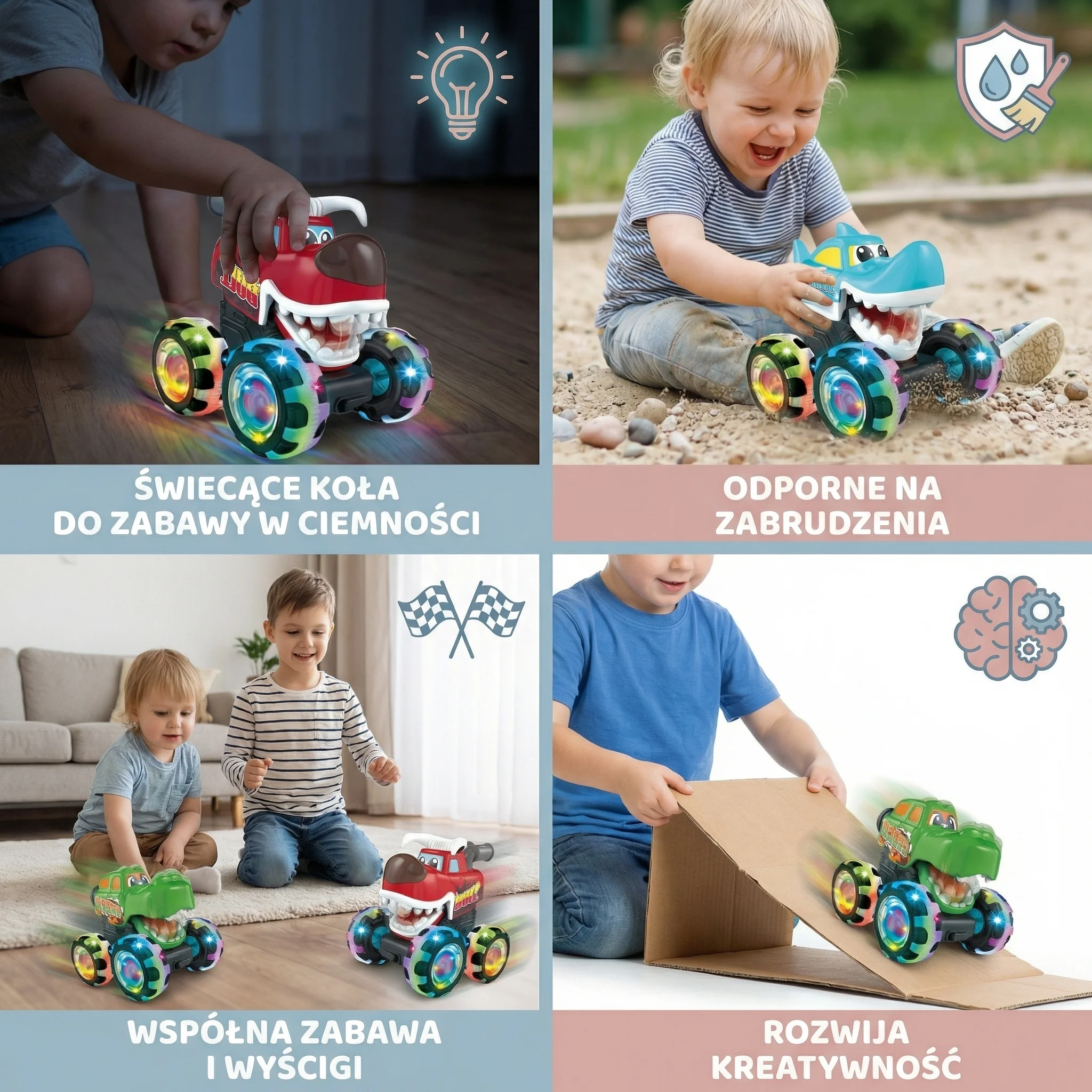 Świecące samochodziki Monster Truck - Image 4
