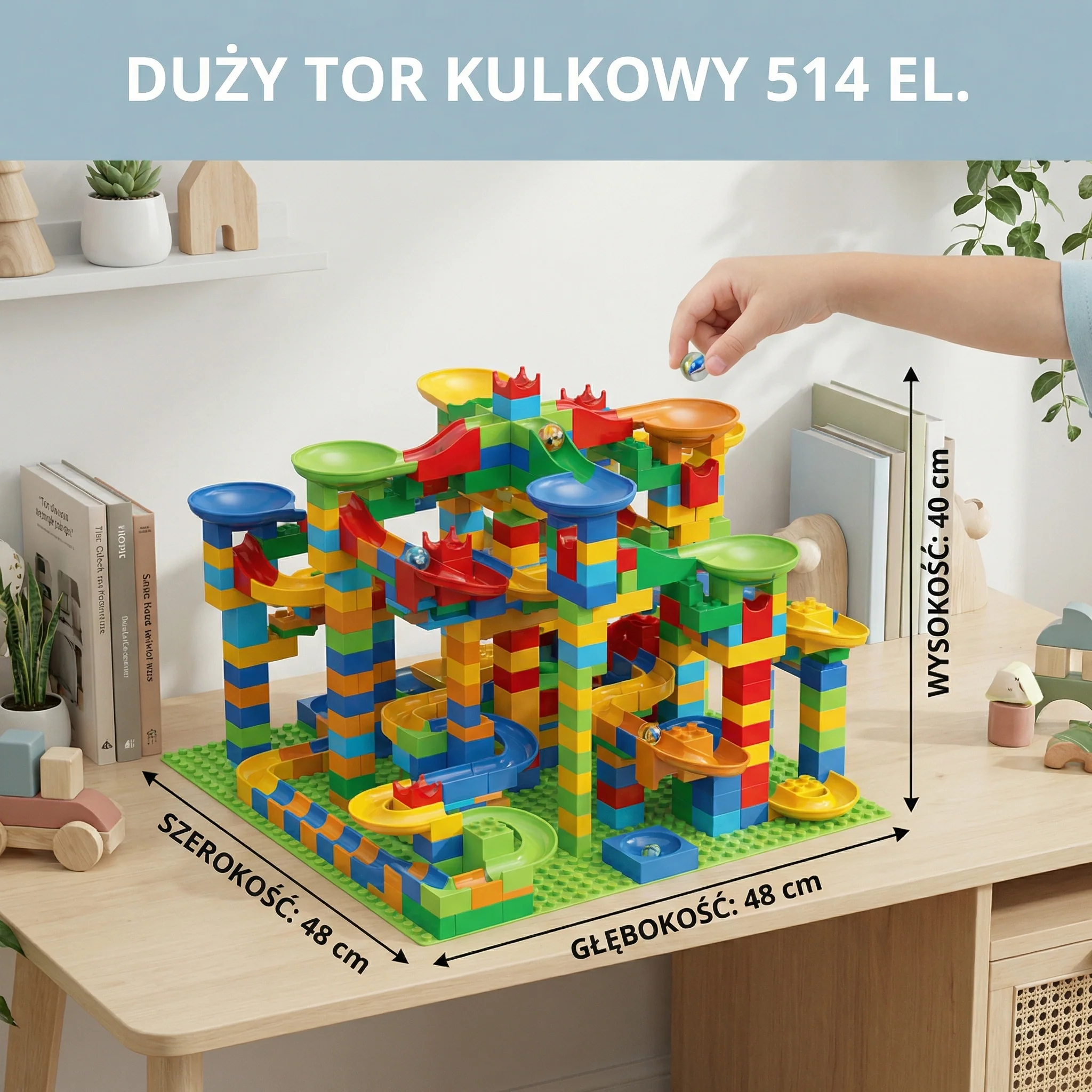 Tor kulkowy z klocków - Image 5
