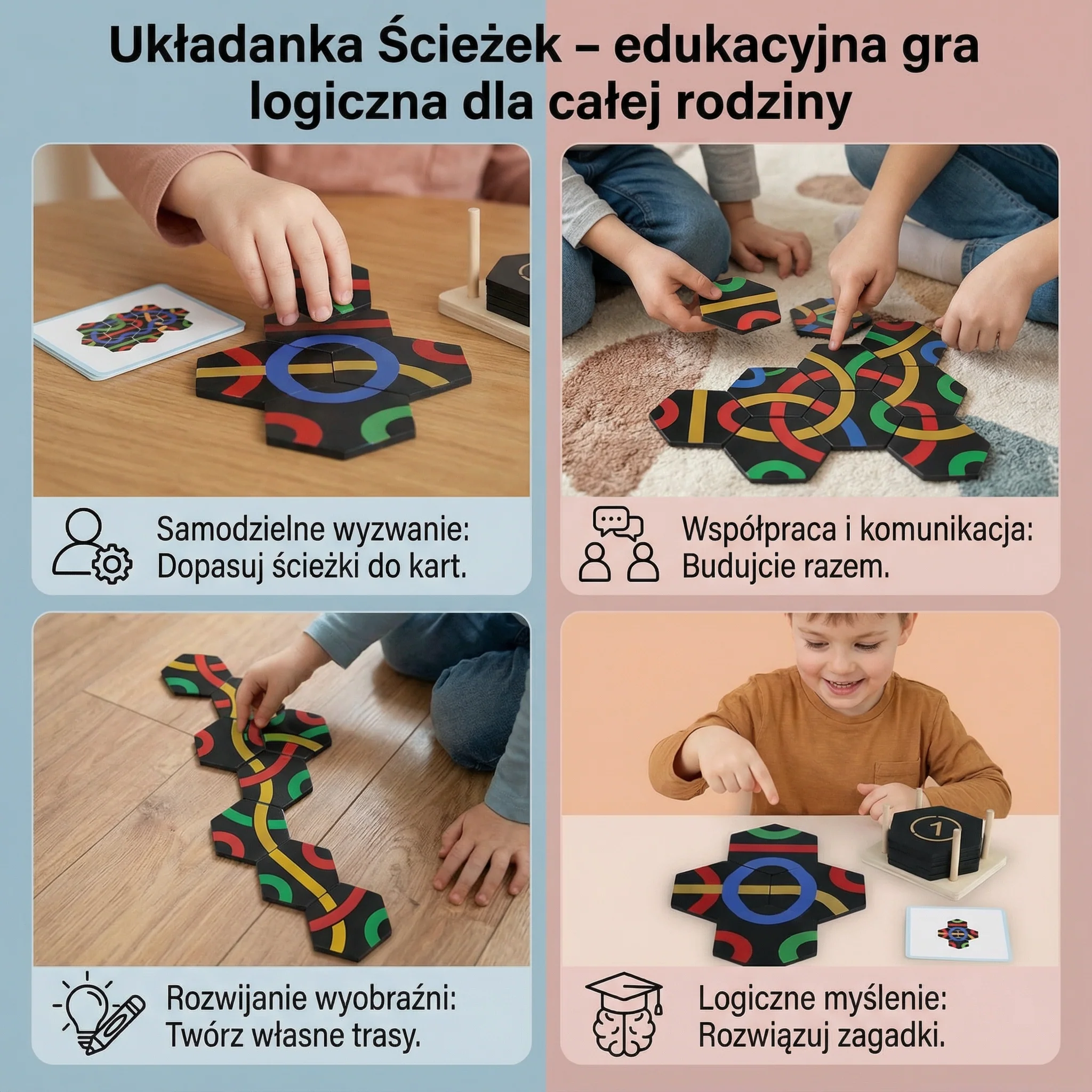 Układanka Ścieżek – edukacyjna gra logiczna dla całej rodziny - Image 4